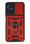 Aconcept Poco M5 Case Pars Silicone with Lens Ring (143823) - Red