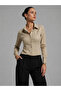 Women's Slim Fit Shirt Long Sleeve Slim Fit Buttoned Office Shirt