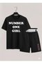 Rose from Blackpink K-Pop Printed Cotton Short Sleeved Children's Tshirt-Shorts Two-Piece Set