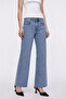 High Waist Stone Detailed Straight Jean Pants - 3