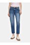 Fallon 300 Mid Waist Straight Leg Mid Indigo Jean Pants - 2