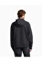 Men's Comfortable Fit Logo Detailed Hooded Long Sleeve Navy Blue Sweatshirt - 4
