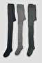 مجموعة جوارب طويلة أساسية من القطن الفاخر للجنسين - 3