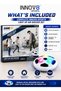 Light Up Air Soccer Disc, 17.5 cm Indoor Air-Powered Sliding Soccer Toy with Flash & Spin, Smooth Floor Play, Requires 4 AA Batteries, Batteries Not Included, Ages 5+ for Indoor Home Fun - 7