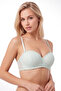 Mint Green Nirvana Unpadded Strapless Single Bra