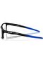 إطارات نظارات طبية مستطيلة الشكل للرجال OX8032 Hex Jector، لون أسود ساتان/عدسات تجريبية، 57 ملم - 3