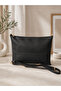 Soft Faux Leather Portfolio Bag - with Removable Handle for Shoulder Carry - 2