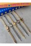 Gelly Model Silver White Metal Cord Women Wrist Watch - 2