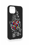 iPhone 14 Compatible Rubik's Cube Patterned Silicone Case - 3