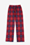Elastic Waist Patterned Cotton Women's Pajama Bottoms - 2