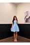 Women's Halter Neck Flounce Mini Dress