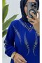 Pırıl Dress Cobalt Blue - 4