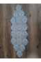 Dilek Gray Lace Runner/Table-Console Cover - 2
