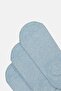 Kids Boy 3 Pairs Heather Ankle Socks, Heather Blue - 3