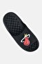 Men Miami Heat Primary Logo Slip On Slides, Black - 4