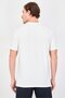 Men Sportswear Fit Short Sleeve Baseball T-Shirt, White - 4