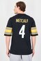 x NFL Men Loose Fit Short Sleeve Pittsburgh Steelers Jersey, Black - 3