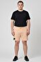 The Form Men Graphic Print Basic Shorts, Peach - 2