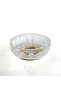 3Scmontblanc Soap Dish, Countertop - Frosted Glass/Gold - 2