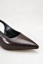 Golf Short Heeled Pointed Toe Elegant Stylish Open Heel Women's Casual Shoes - 7
