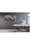Graffiti Sports Car Canvas Wall Art | 50x100 Inches Gallery Wrapped | Neon Street Art Racing Car | Urban Garage Decor | Wild and Free - 2