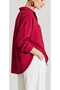 Women's Premium 100% Cotton Self-Striped Oversize Shirt Standard Size