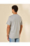 Men Blue Printed Basic Graphic T-Shirt - 3