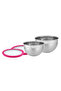 Set of Bowls with Glass Lids, 20-24 cm 13588