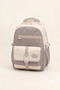 Water Resistant Satin Fabric Unisex Multi-Compartment Middle School,High School School Backpack Travel Bag