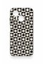 Tecno Spark Go1 Compatible Flower Motif Checkered Pattern Silicone Case - 2