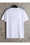 Unisex White Believe Printed Oversize T-Shirt - 2