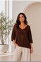 Women's Short Sleeve New Season Mercerized Blouse with Necklace 40 46