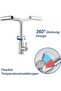 Cieex stainless steel extendable 360° swivel 4-mode high-pressure kitchen faucet - 4