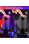 ميكروفون مكثف معدني USB للألعاب مع إضاءة RGB وفلتر بوب وحامل مضاد للصدمات للبث المباشر - 7
