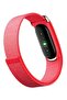 Woven Nylon Sport Loop Band for Fitbit Air – Breathable Elastic Replacement Strap with Secure Hook-and-Loop Fastener – Comfortable Lightweight Wristband - Berry Berry - 2