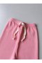 Single-Piece 100% Cotton Elastic Waist Camisole Baby Girl Pants Pomegranate Flower - 3