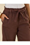 Women Brown High Rise Paper Bag Jeans - 4
