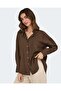 Women's Onlzazima Loose Brown Shirt - 15272523 - 4