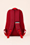 Claret Red Unisex School Backpack Daily Travel Waterproof with Laptop Compartment Plcan26045 - 3