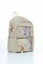 Korean Style Girl's Primary School Bag with Teddy Bear Accessories, Thermal Lunch Bag and Pencil Case, Set of 3 - 2