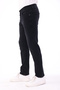 Men's Black Non-Marking Cotton Flexible Denim Jean Trousers - 4