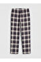 Esvab • Modern & Distinctive Standard Fit Checkered Embroidered Men's Pajama Bottoms - 8