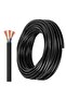 3-Core Electrical Cable, Black PVC Insulated Power Wire, Flexible Copper Conductor (BLACK 3 CORE 50 METER, 1.5MM)
