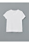 Nevavm Oval Collar Plain Combed Cotton Girls' T-Shirt with a Difference - 3