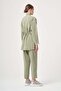 Women's Mesh Detail Trouser Suit Khaki 31447 - 6