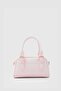 Saffiano Adjustable Hand and Crossbody Bag Powder Pink