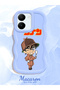 Vivo Y27S Compatible Case Camera Protector Blue Silicone Couple Phone Case Conan Pattern - 2