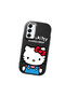 Samsung Galaxy M14 Compatible Case Camera Protector Black Silicone Couple Phone Case Kitty Pattern - 3
