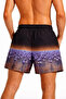 Men's Swim Shorts with Zipper Pockets and Mesh Lining, Quick Drying, Premium - 2