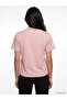 Two Mt Shop Quality Lcw Vision Pink Combed Cotton Printed Standard & Regular Short Sleeve Women's T-Shirt - 4